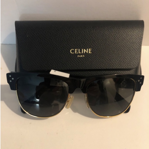 CELINE 54MM Clubmaster Sunglasses black main image 5